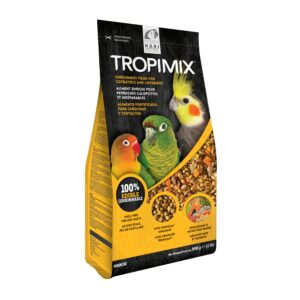 Aliment Tropimix pour perruches calopsittes et inséparables