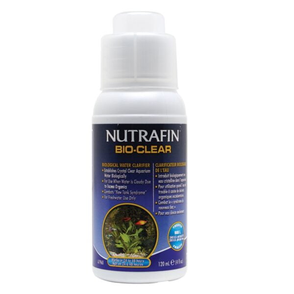 Clarificateur biologique Bio-Clear Nutrafin pour l’eau, 120 ml