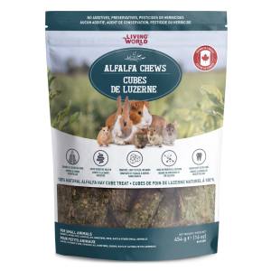 Régals de Luzerne Alfalfa Chews pour Rongeurs, 454 g - Living World