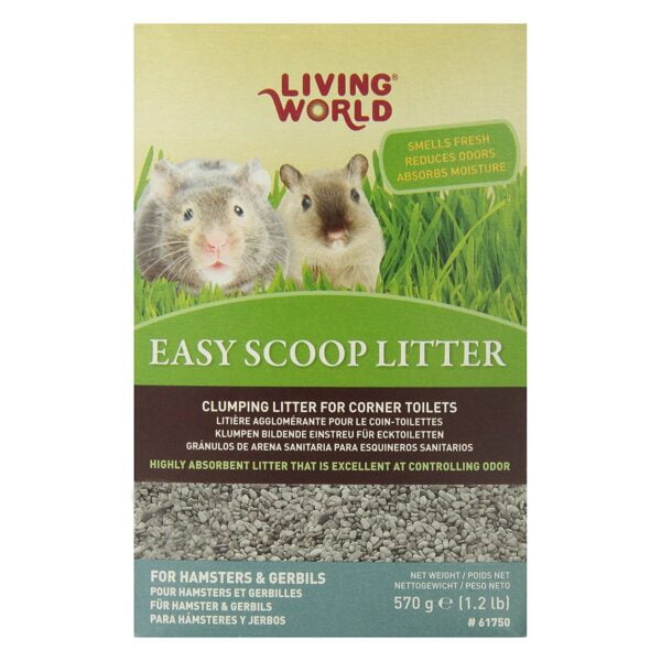 Litière Easy Scoop pour toilette d'hamster - LIVING WORLD