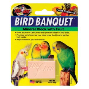 Bloc de Suppléments Bird Banquet avec fruits - ZOO MED