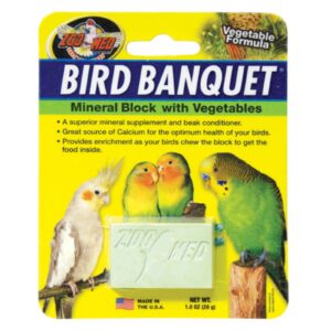 Bloc de Suppléments Bird Banquet avec légumes - ZOO MED