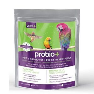 probio+, Prébiotiques et probiotiques pour oiseaux - Baci+