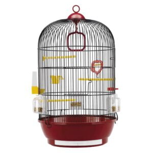 Cage DIVA pour petits oiseaux - Noir - FERPLAST