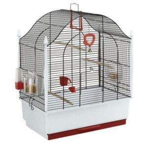 Cage VILLA pour petits oiseaux - Noir - FERPLAST