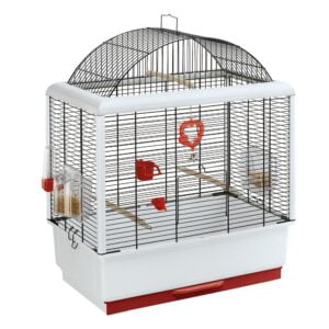 Cage PALLADIO 3 pour petits oiseaux - Noir - FERPLAST