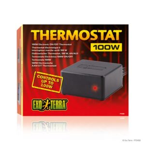 Thermostat électronique Exo Terra à interrupteur marche-arrêt, 100 W