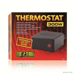Thermostat électronique Exo Terra à interrupteur marche-arrêt, 300 W