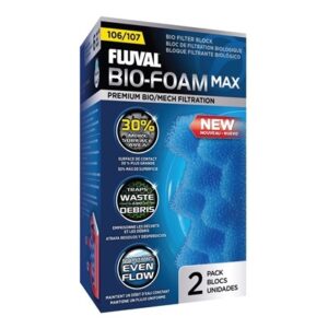 Bio-Foam Max Fluval 106 et 107, paquet de 2