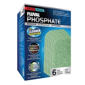 Éliminateur de phosphate Fluval 306/307 et 406/407, paquet de 6