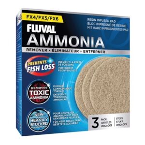 Éliminateur d’ammoniaque Fluval FX4/FX5/FX6, paquet de 3