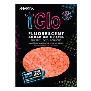 Gravier Phosphorescent Orange pour Aquarium ''iGlo'' - Marina