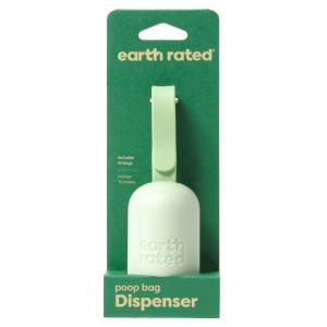 Distributeur avec 15 sacs à crottes, Non parfumés - Earth Rated