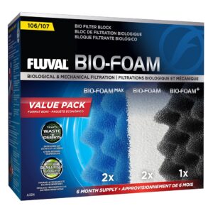 Bio-Foam pour filtres 106/107, ensemble économique de masse filtrante - Fluval