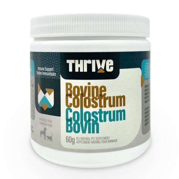 Poudre de Colostrum Bovin pour chien et chat, 60 g - THRIVE