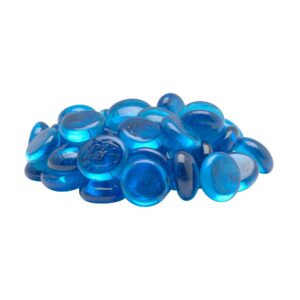 Billes décoratives bleues, paquet de 50 - MARINA BETTA