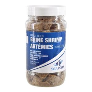Artémies Lyophilisées "Brine Shrimp" - Nourriture pour Poissons - Seapora