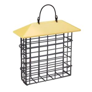 Single Suet Feeder With Weather Guard - More Birds