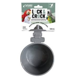 Bol de nourriture anti déversement Lock & Crock pour Oiseaux, 591 ml – HARI