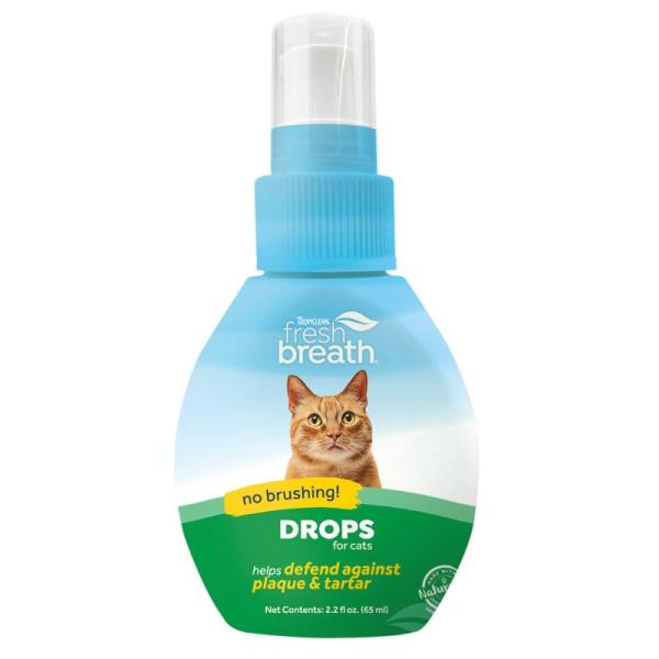 Tropiclean Fresh Breath Dental Health Drops for Cats, 65ml