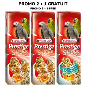 Trio 2+1 Bâtonnets Prestige Sticks pour Perroquet 6 x 70g - Versele-Laga