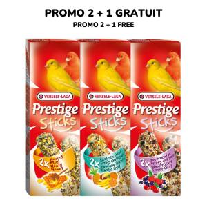 Trio 2+1 Bâtonnets Prestige Sticks pour Serins 6 x 30g – Versele-Laga