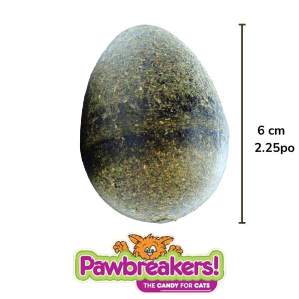 Natural Catnip Treat Compressed “Catpurry Egg" 68g – Pawbreakers