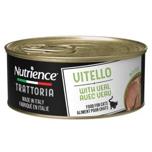 Conserve en Mousse pour Chat avec Veau, 85 g – Nutrience Trattoria