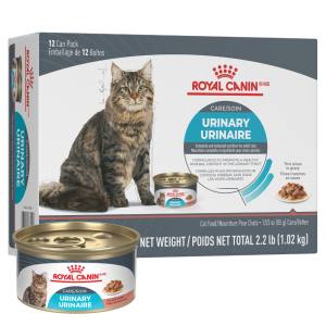 Emballage de 12 Conserves Soin Urinaire pour chats, Fines tranches en sauce, 12 x 85 g - Royal Canin