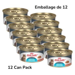 Emballage de 12 Conserves Soin Urinaire pour chats, Fines tranches en sauce, 12 x 85 g - Royal Canin