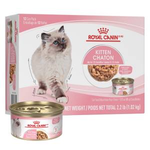 Emballage de 12 Conserves pour Chatons, Fines tranches en sauce, 12 x 85 g – Royal Canin