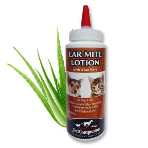 Lotion pour les Mites d'Oreilles pour Chiens et Chats, 177 ml - First Companion Veterinary Products