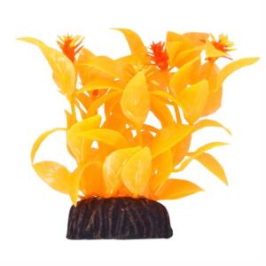 Petite Plante Ludwigia Orange Décorative pour Aquarium, 8cm