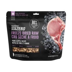 Nourriture Cru Séché à Froid pour Chiens, Repas de Porc et Pommes – Nutrience SubZero